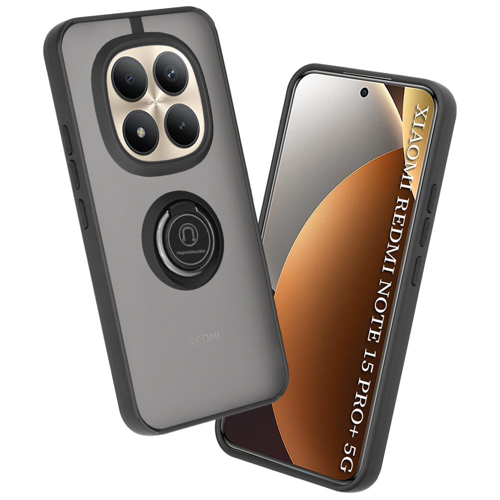 Deksel for Xiaomi Poco M8 Pro / Redmi Note 15 Pro+ 5G, Techsuit, Glinth, Svart