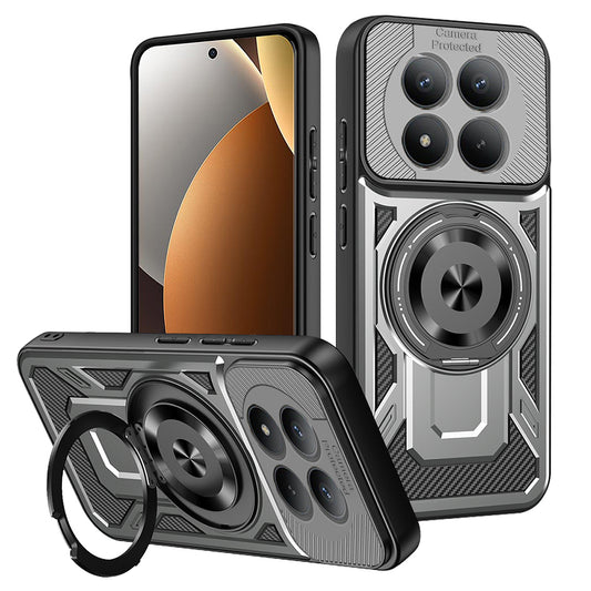 Deksel for Xiaomi Poco M8 Pro / Redmi Note 15 Pro+ 5G, Techsuit, RuggedCam, Grå