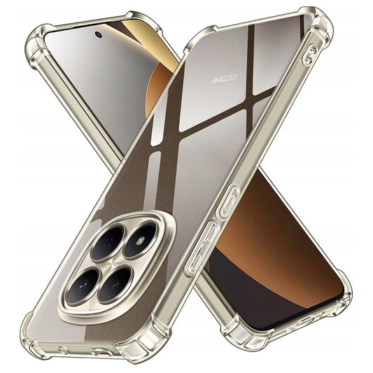 Deksel for Xiaomi Poco M8 Pro / Redmi Note 15 Pro+ 5G, Techsuit, Shockproof Clear, Gjennomsiktig