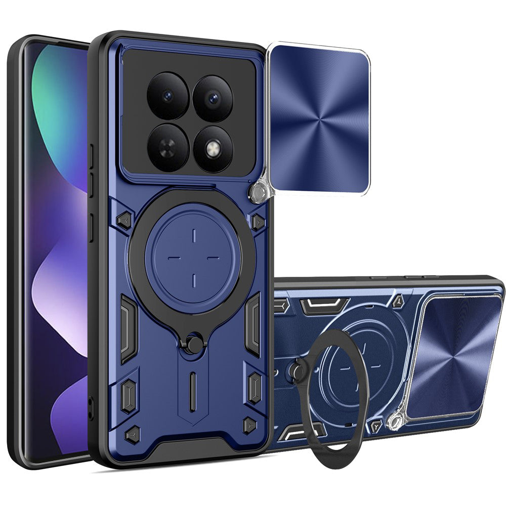 Deksel for Xiaomi Poco M8 / Redmi Note 15 5G / Note 15 4G, Techsuit, CamGuard Pro, Blå