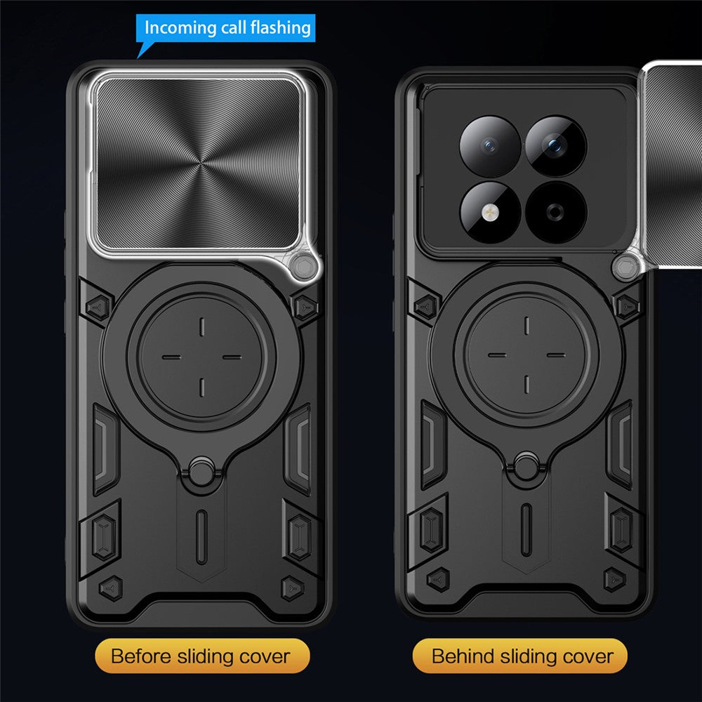 Deksel for Xiaomi Poco M8 / Redmi Note 15 5G / Note 15 4G, Techsuit, CamGuard Pro, Blå