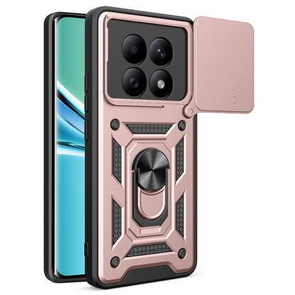Deksel for Xiaomi Poco M8 / Redmi Note 15 5G / Note 15 4G, Techsuit, CamShield, Roségull