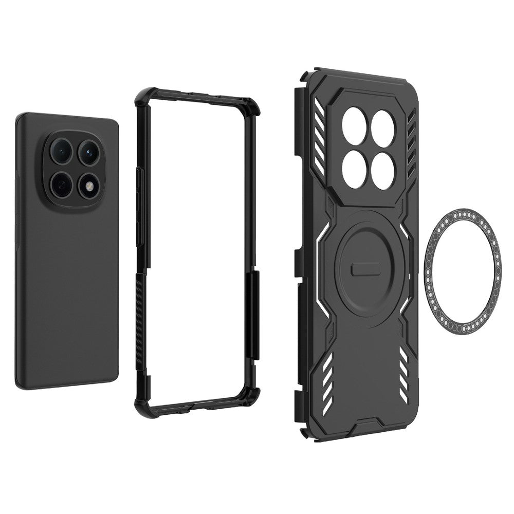 MagSafe-deksel for Xiaomi Poco M8 / Redmi Note 15 5G, Techsuit, ArmorMag, Svart