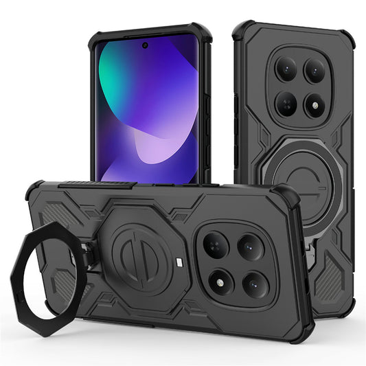 Deksel for Xiaomi Poco M8 / Redmi Note 15 5G, Techsuit, Carbon Shield Pro, Svart