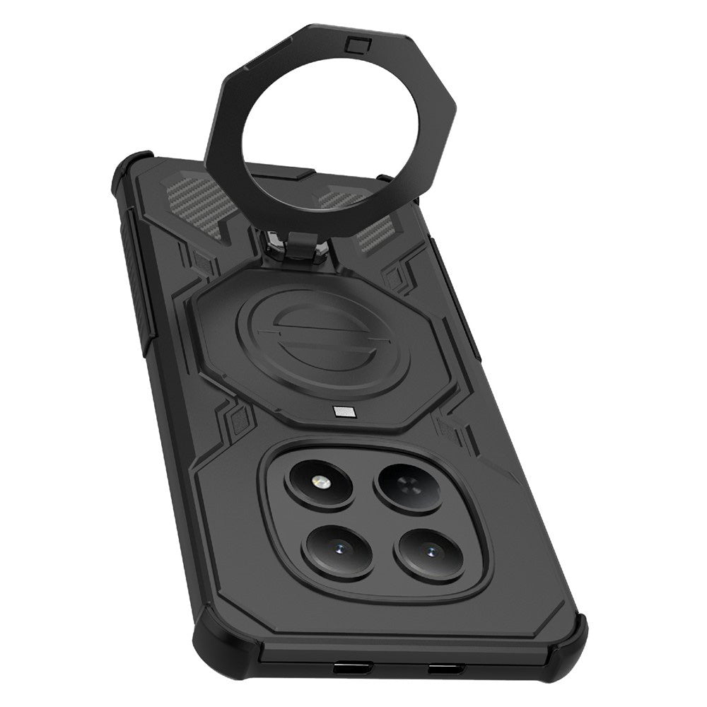 Deksel for Xiaomi Poco M8 / Redmi Note 15 5G, Techsuit, Carbon Shield Pro, Svart