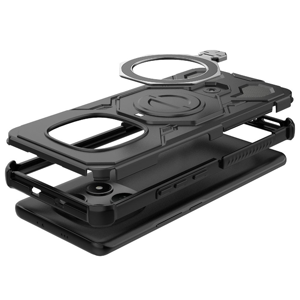 Deksel for Xiaomi Poco M8 / Redmi Note 15 5G, Techsuit, Carbon Shield Pro, Svart