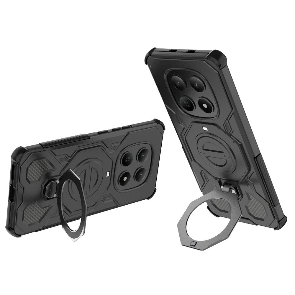 Deksel for Xiaomi Poco M8 / Redmi Note 15 5G, Techsuit, Carbon Shield Pro, Svart