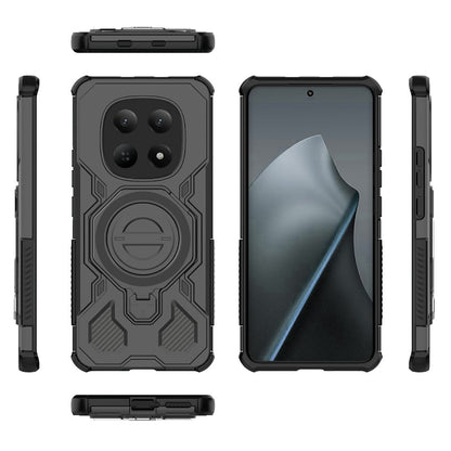 Deksel for Xiaomi Poco M8 / Redmi Note 15 5G, Techsuit, Carbon Shield Pro, Svart