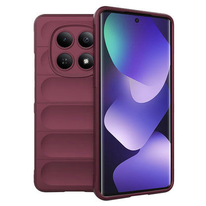 Deksel for Xiaomi Poco M8 / Redmi Note 15 5G, Techsuit, Magic Shield, Kirsebærrød