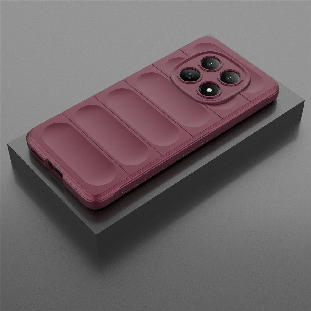 Deksel for Xiaomi Poco M8 / Redmi Note 15 5G, Techsuit, Magic Shield, Kirsebærrød