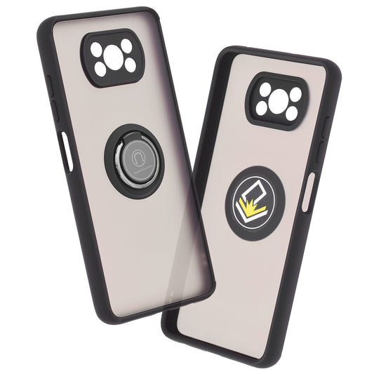 Deksel for Xiaomi Poco X3 Pro / X3 NFC / X3, Techsuit, Glinth, Svart