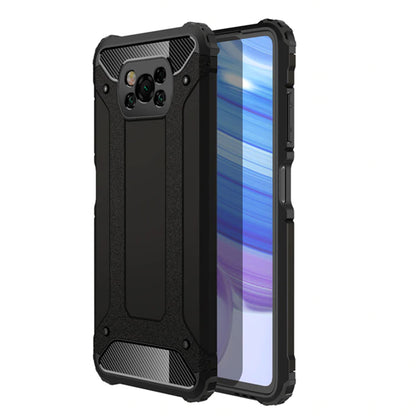 Deksel for Xiaomi Poco X3 Pro / X3 NFC / X3, Techsuit, Hybrid Armor, Svart