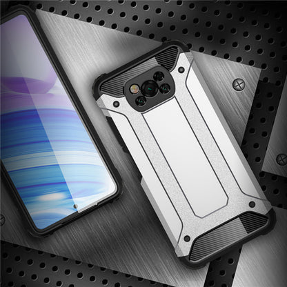 Deksel for Xiaomi Poco X3 Pro / X3 NFC / X3, Techsuit, Hybrid Armor, Svart