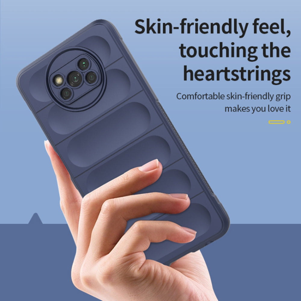 Deksel for Xiaomi Poco X3 Pro / X3 NFC / X3, Techsuit, Magic Shield, Svart