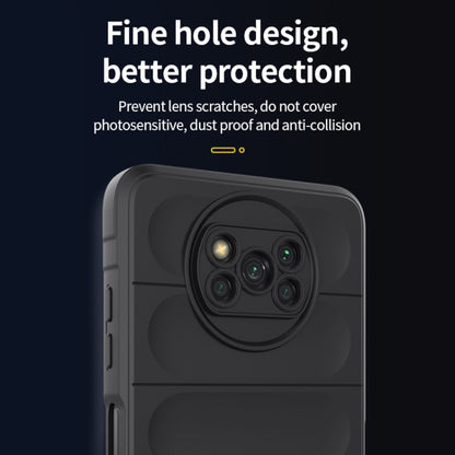 Deksel for Xiaomi Poco X3 Pro / X3 NFC / X3, Techsuit, Magic Shield, Svart