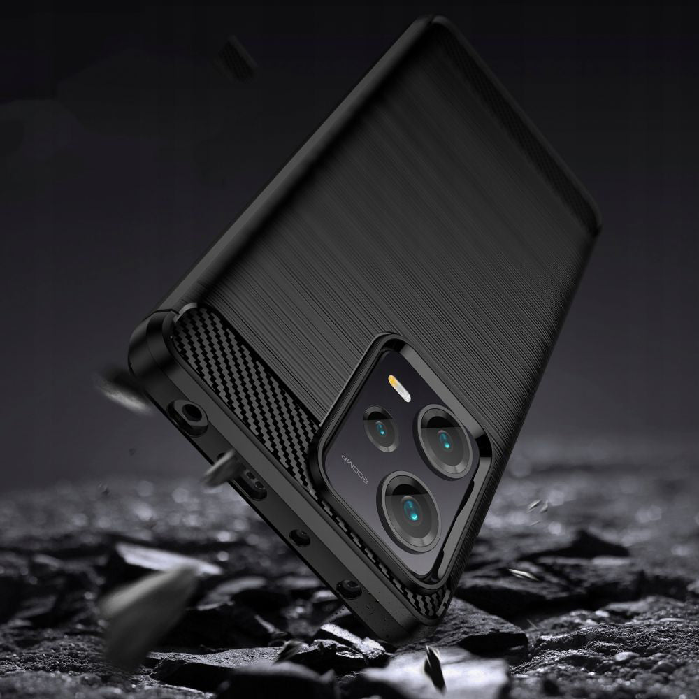 Deksel til Xiaomi Poco X5 / Note 12 5G, Techsuit, Karbon, Svart