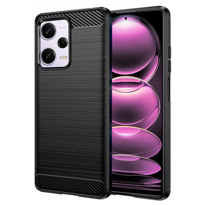Deksel til Xiaomi Poco X5 Pro / Redmi Note 12 Pro 5G, Techsuit, Karbon, Svart