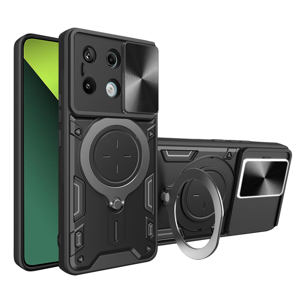 Deksel for Xiaomi Poco X6 / Note 13 Pro 5G, Techsuit, CamGuard Pro, Svart