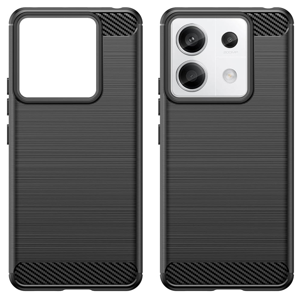 Deksel til Xiaomi Poco X6 / Note 13 Pro 5G, Techsuit, Karbon, Svart
