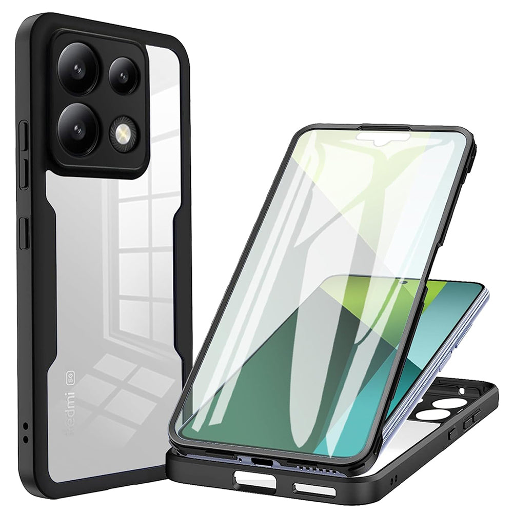 Deksel for Xiaomi Poco X6 / Note 13 Pro 5G, Techsuit, ColorVerse 360, Svart