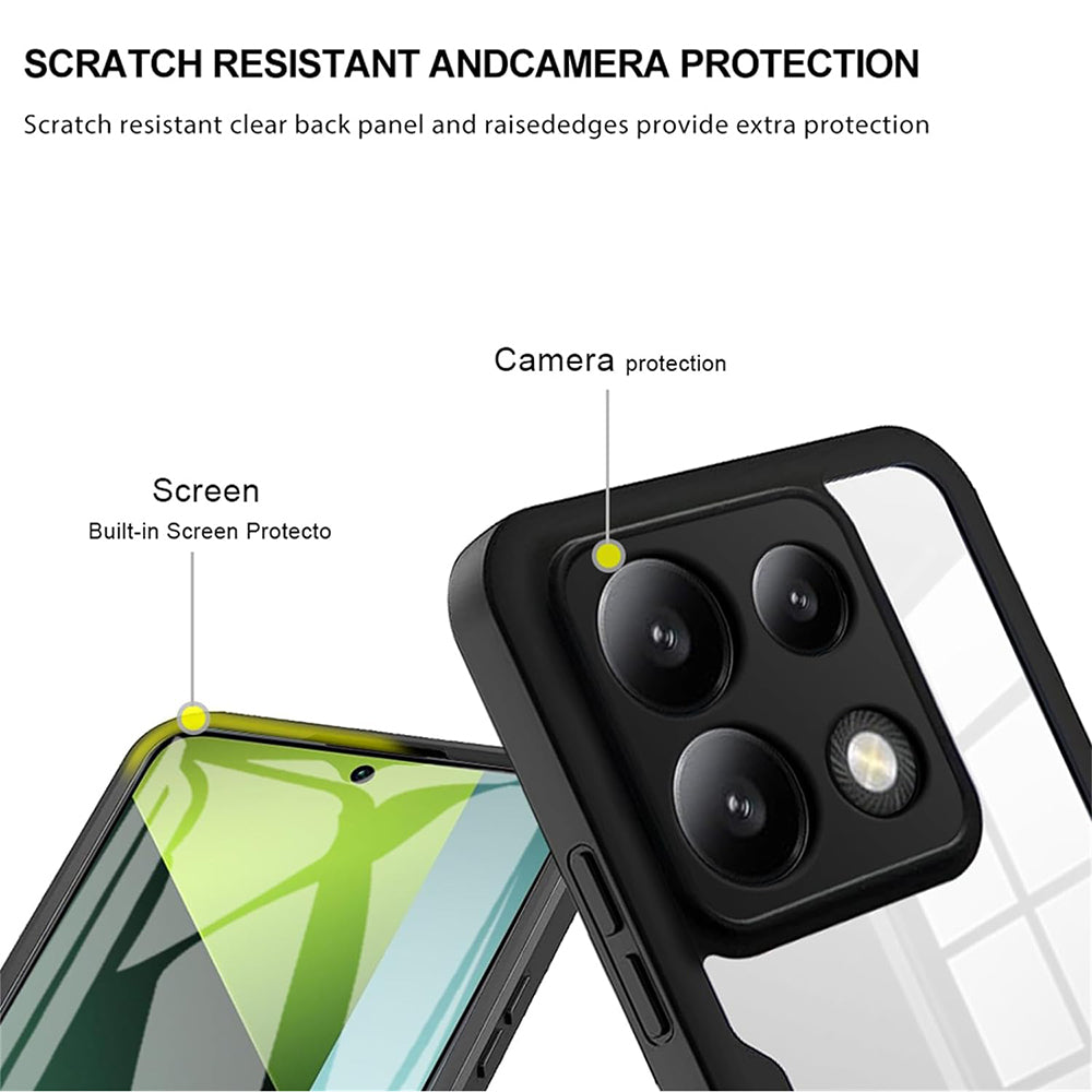 Deksel for Xiaomi Poco X6 / Note 13 Pro 5G, Techsuit, ColorVerse 360, Svart