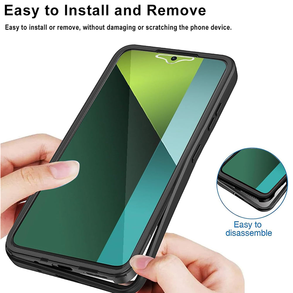 Deksel for Xiaomi Poco X6 / Note 13 Pro 5G, Techsuit, ColorVerse 360, Svart