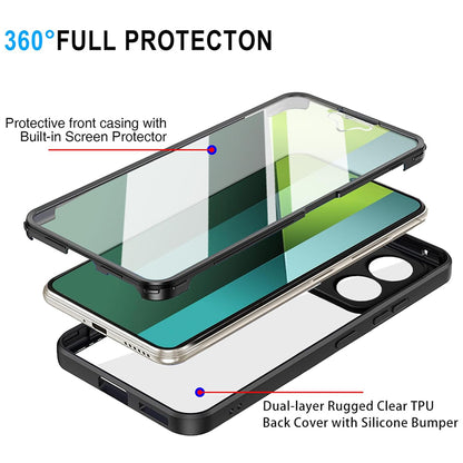 Deksel for Xiaomi Poco X6 / Note 13 Pro 5G, Techsuit, ColorVerse 360, Svart