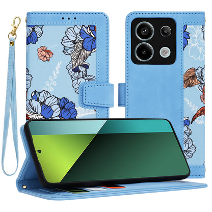 Deksel for Xiaomi Poco X6 / Note 13 Pro 5G, Techsuit, FlipCraft, Blå