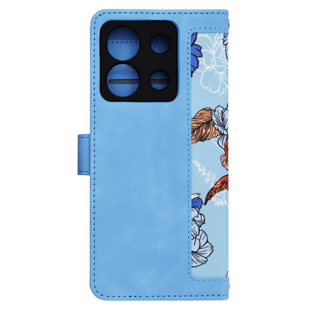 Deksel for Xiaomi Poco X6 / Note 13 Pro 5G, Techsuit, FlipCraft, Blå