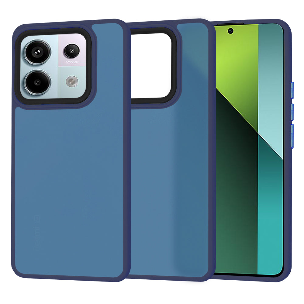 Deksel for Xiaomi Poco X6 / Note 13 Pro 5G, Techsuit, HaloFrost, Marineblå