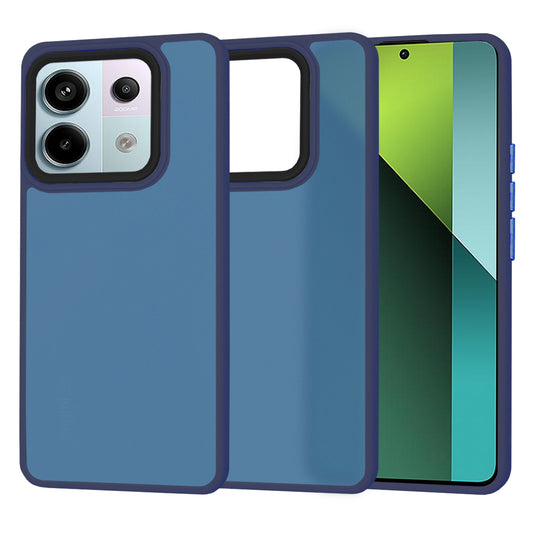 Deksel for Xiaomi Poco X6 / Note 13 Pro 5G, Techsuit, HaloFrost, Marineblå
