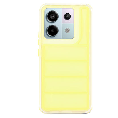 Deksel til Xiaomi Poco X6 / Note 13 Pro 5G, Techsuit, Wave Shield, Gul