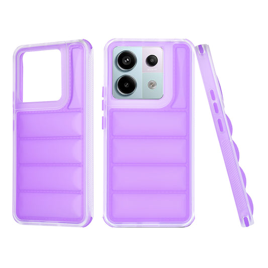 Deksel til Xiaomi Poco X6 / Note 13 Pro 5G, Techsuit, Wave Shield, Lilla