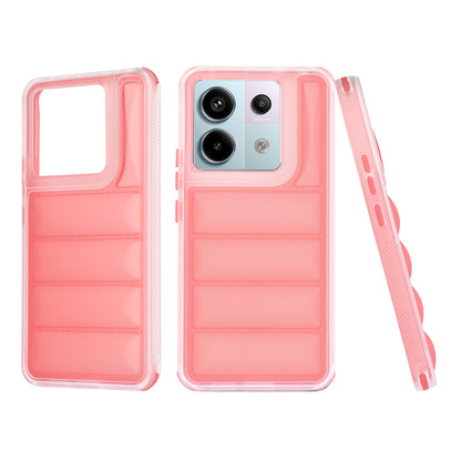 Deksel for Xiaomi Poco X6 / Note 13 Pro 5G, Techsuit, Wave Shield, Rød