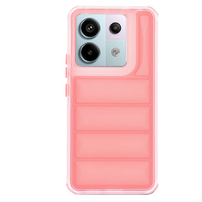 Deksel for Xiaomi Poco X6 / Note 13 Pro 5G, Techsuit, Wave Shield, Rød