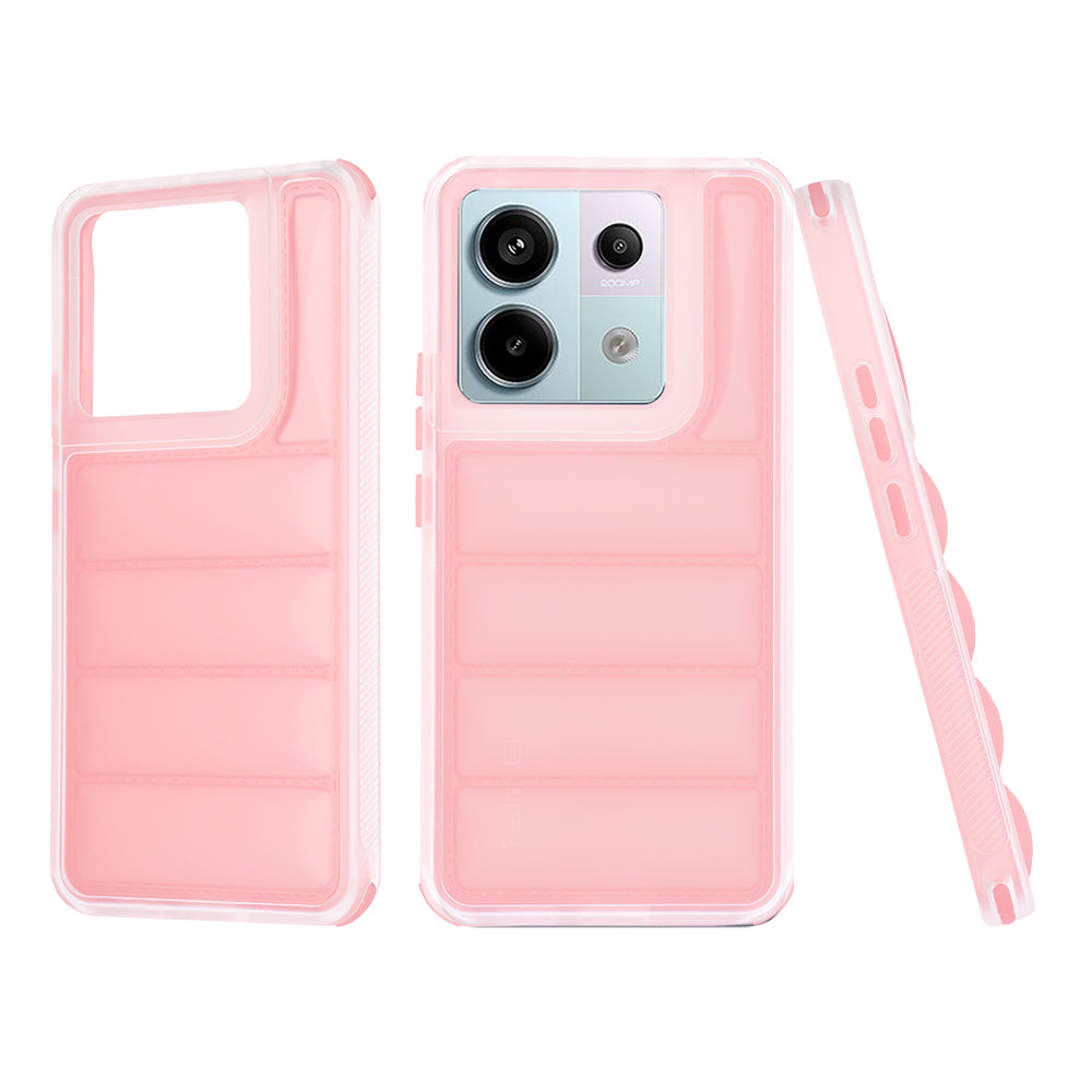 Deksel til Xiaomi Poco X6 / Note 13 Pro 5G, Techsuit, Wave Shield, Rosa