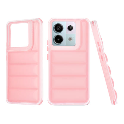 Deksel til Xiaomi Poco X6 / Note 13 Pro 5G, Techsuit, Wave Shield, Rosa