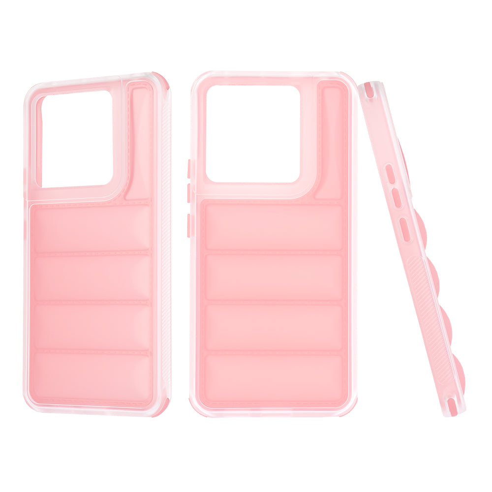 Deksel til Xiaomi Poco X6 / Note 13 Pro 5G, Techsuit, Wave Shield, Rosa