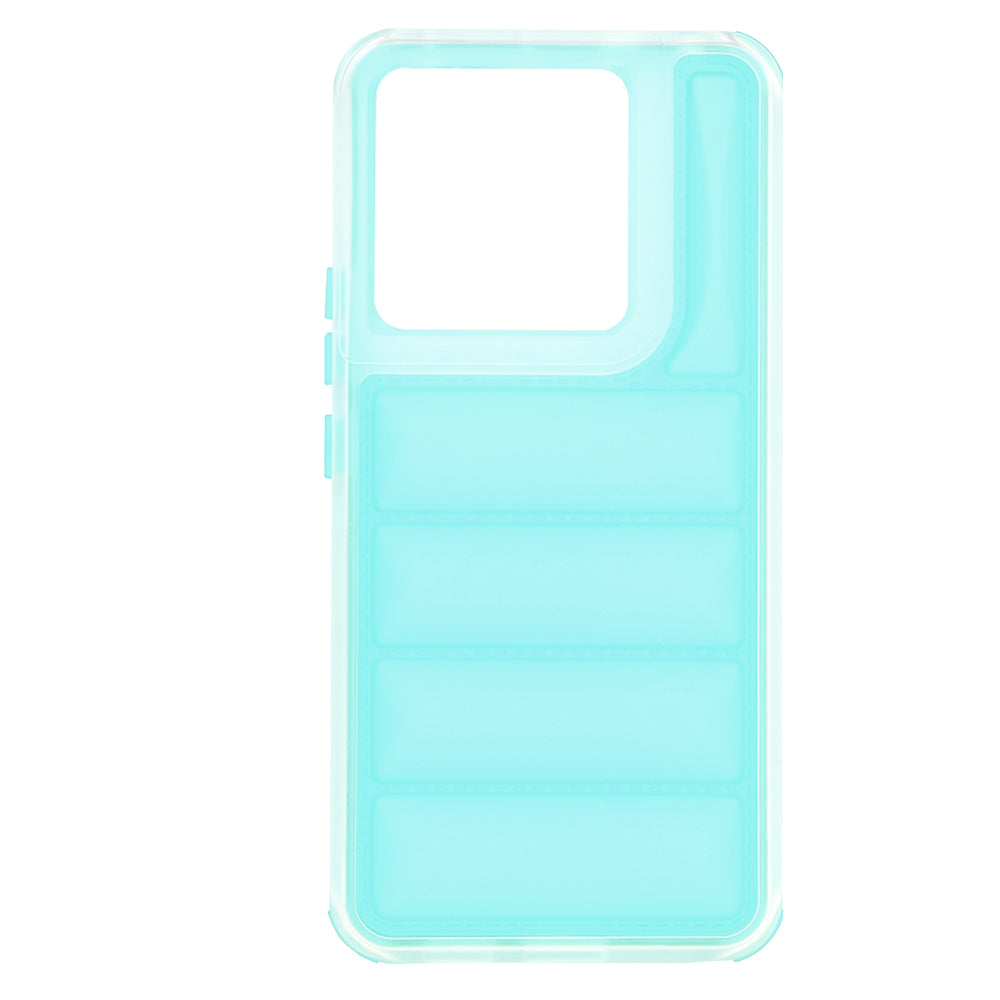 Deksel for Xiaomi Poco X6 / Note 13 Pro 5G, Techsuit, Wave Shield, Turkis