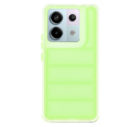 Deksel til Xiaomi Poco X6 / Note 13 Pro 5G, Techsuit, Wave Shield, Grønn