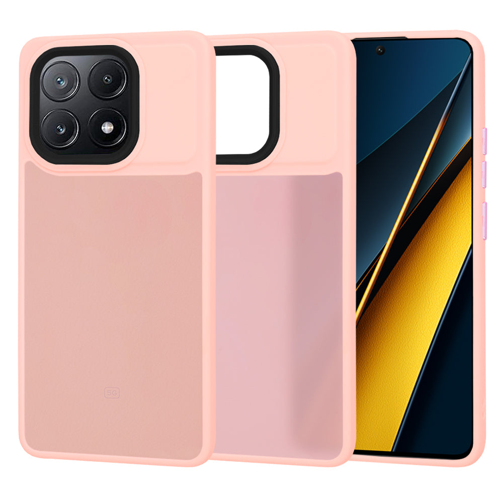 Deksel til Xiaomi Poco X6 Pro, Techsuit, HaloFrost, Rosa