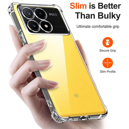 Deksel til Xiaomi Poco X6 Pro, Techsuit, Støtsikker Klar, Transparent