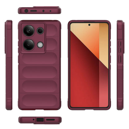 Deksel for Xiaomi Poco X6 / Redmi Note 13 Pro 5G, Techsuit, Magic Shield, Rød