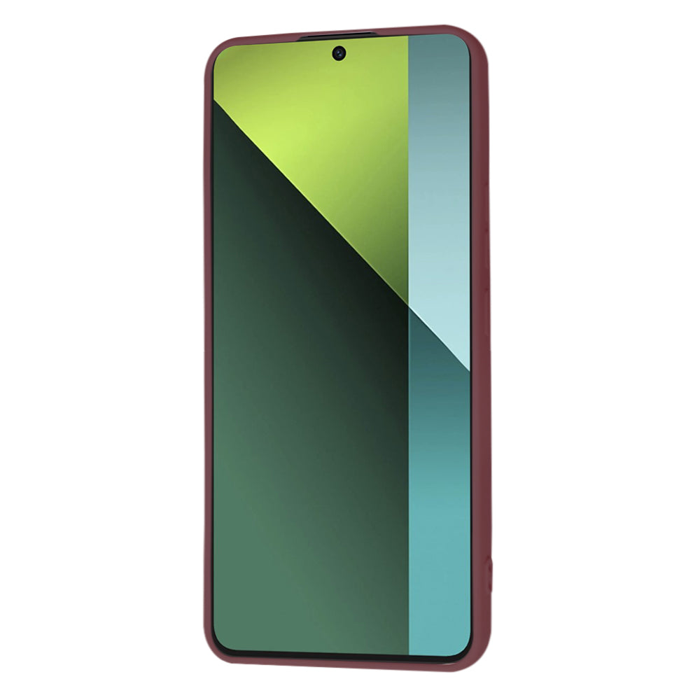 Deksel for Xiaomi Poco X6 / Redmi Note 13 Pro 5G, Techsuit, SoftFlex, Kirsebærrød