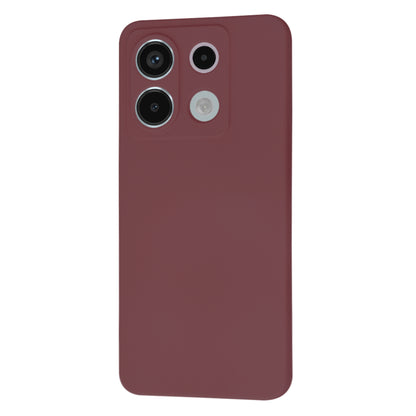 Deksel for Xiaomi Poco X6 / Redmi Note 13 Pro 5G, Techsuit, SoftFlex, Kirsebærrød