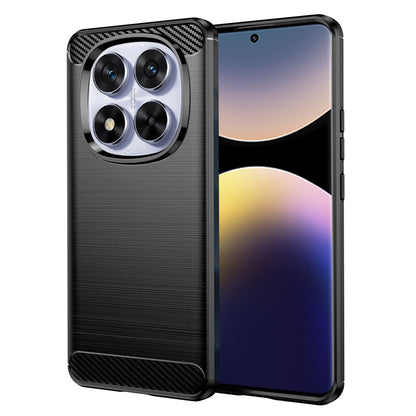 Deksel til Xiaomi Poco X7 / Note 14 Pro 5G, Techsuit, Karbon, Svart