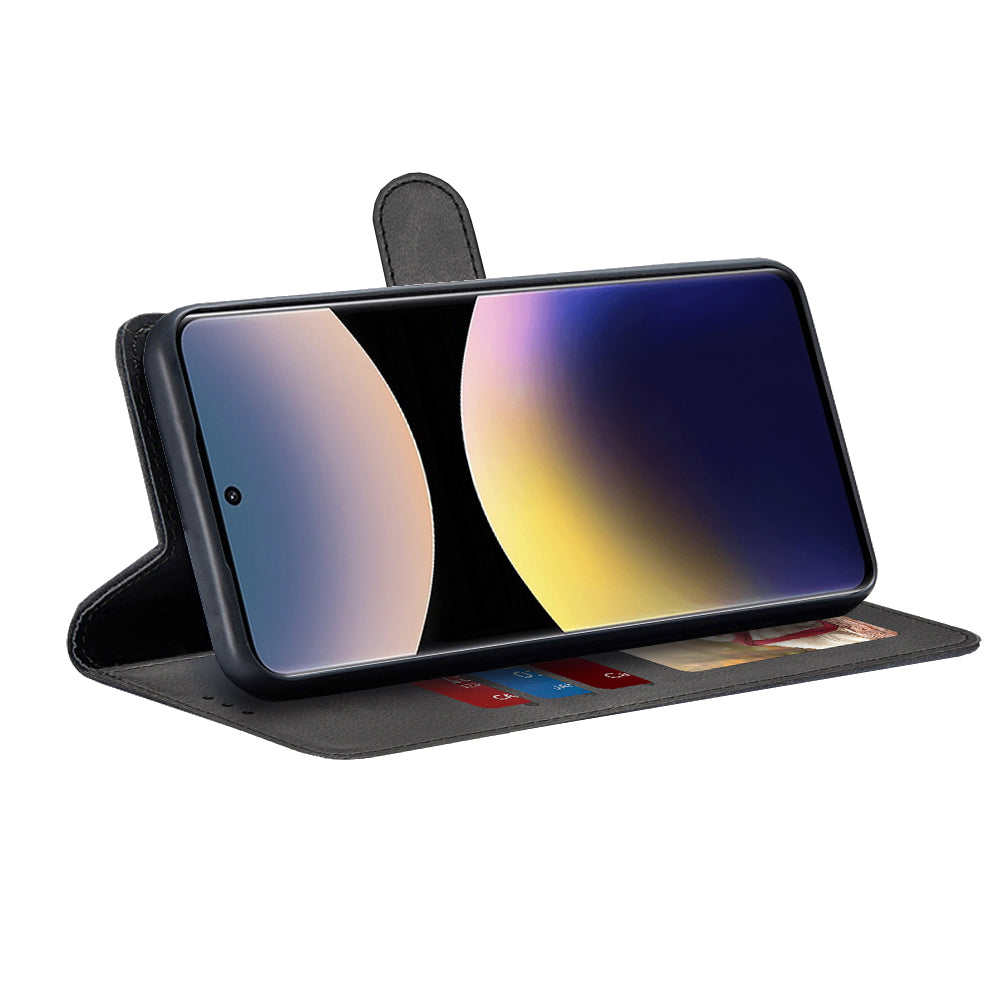 Deksel for Xiaomi Poco X7 / Note 14 Pro 5G, Techsuit, Diary Book, Svart