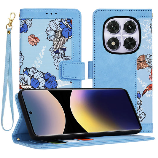 Deksel for Xiaomi Poco X7 / Note 14 Pro 5G, Techsuit, FlipCraft, Blå