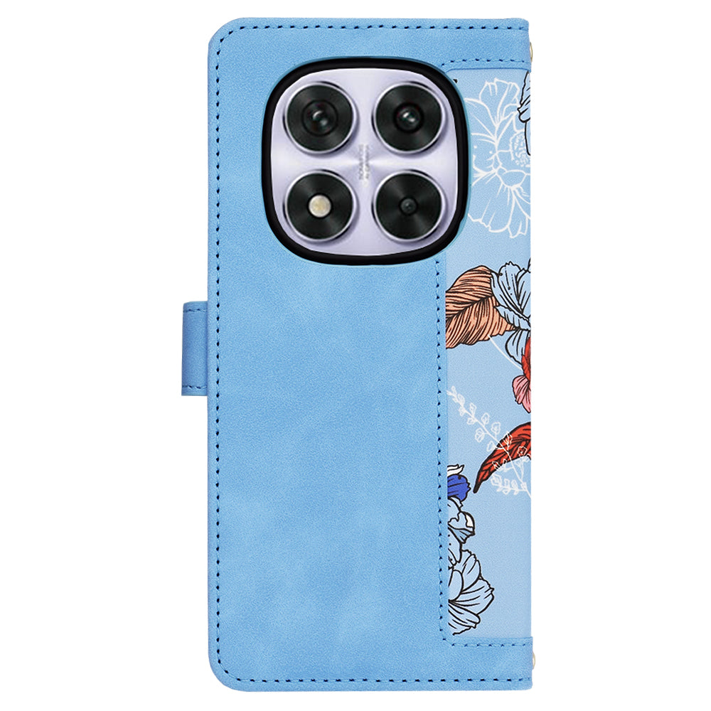 Deksel for Xiaomi Poco X7 / Note 14 Pro 5G, Techsuit, FlipCraft, Blå