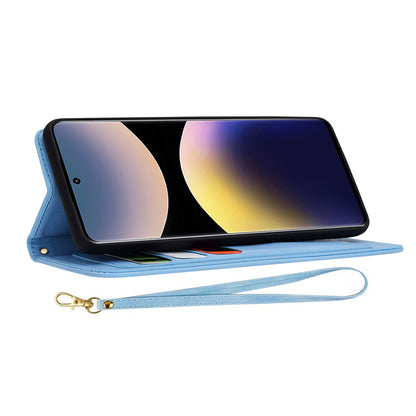 Deksel for Xiaomi Poco X7 / Note 14 Pro 5G, Techsuit, FlipCraft, Blå